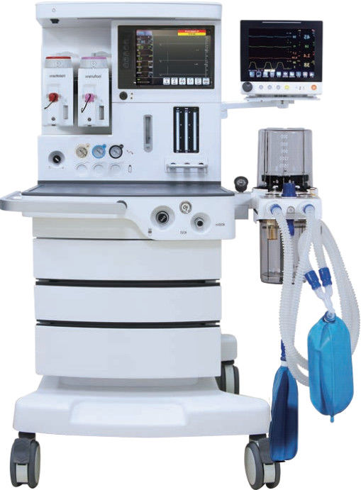 Hassas ETCO2 Ölçümü için 15” TFT LCD Dokunmatik Ekranlı Solunum Cihazı